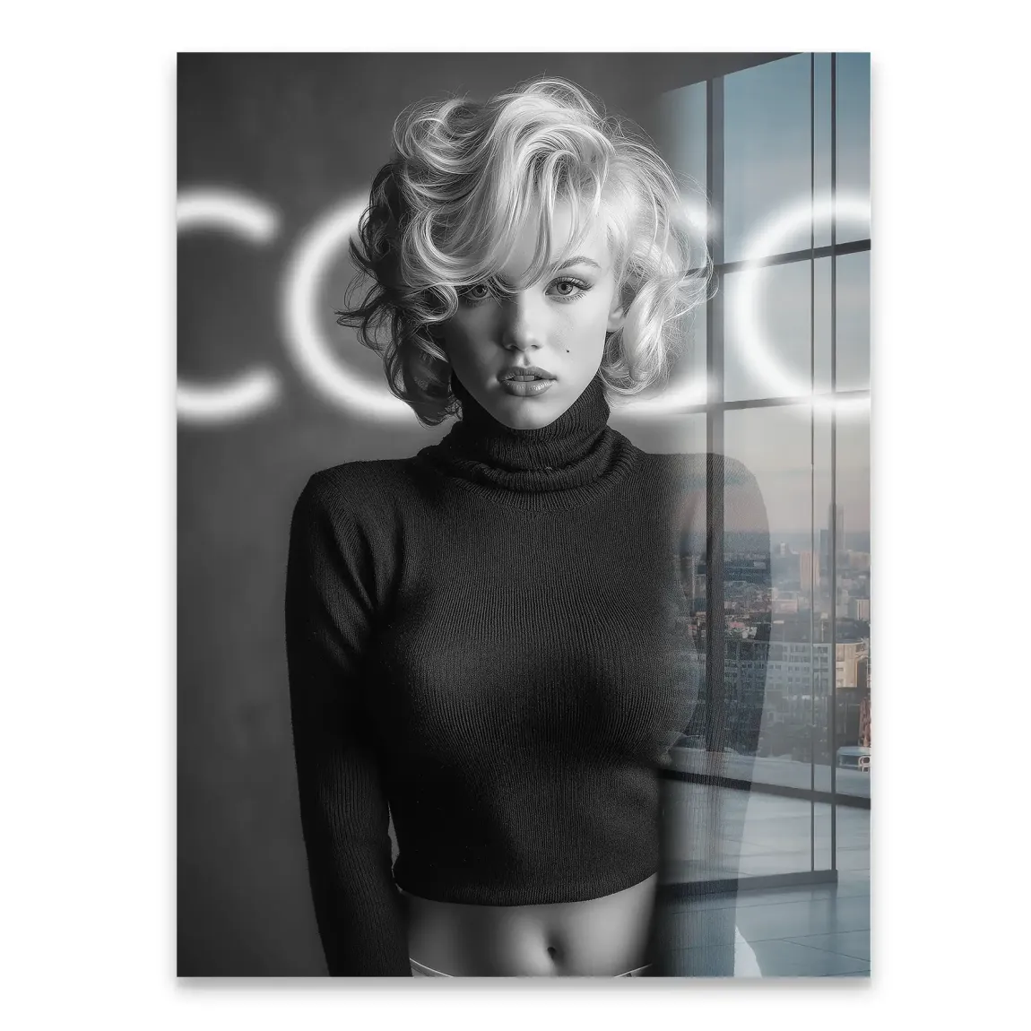 Marilyn Coco Glamour Acrylglasbild