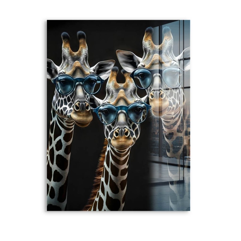 Die Drei Giraffen Acrylglas Bild INGALERIE