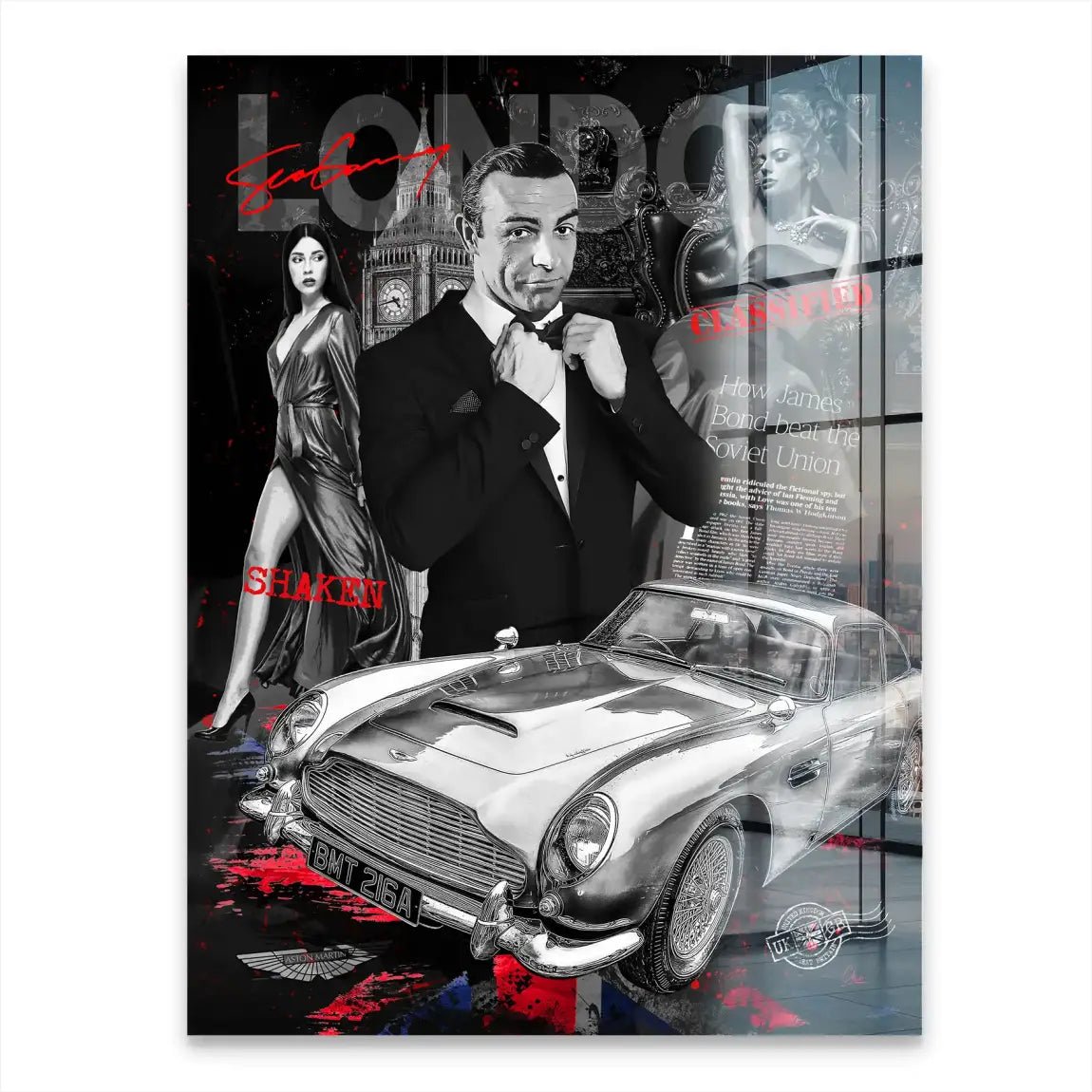 Bond London Style Acrylglasbild INGALERIE