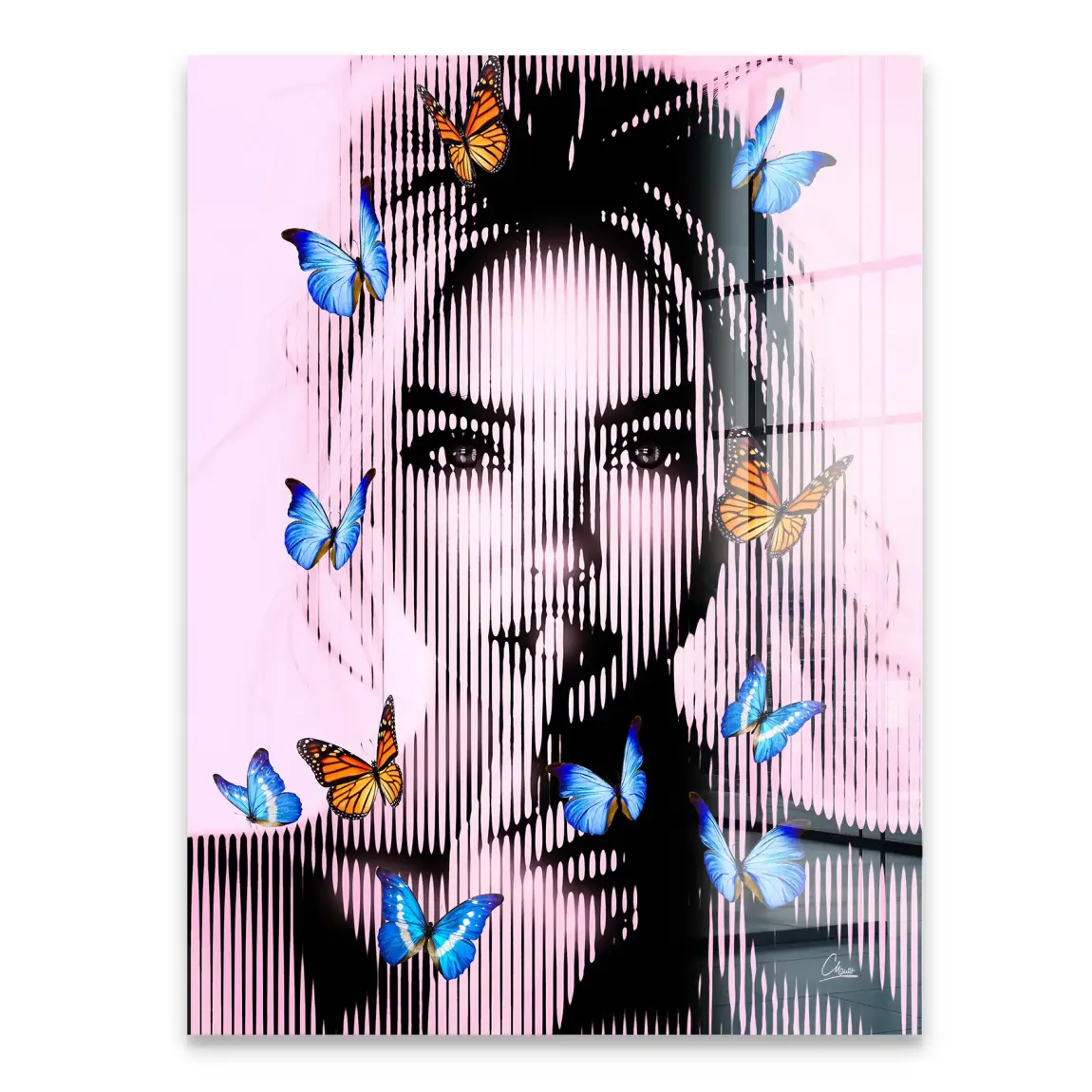 Silent Butterfly Acrylglasbild INGALERIE