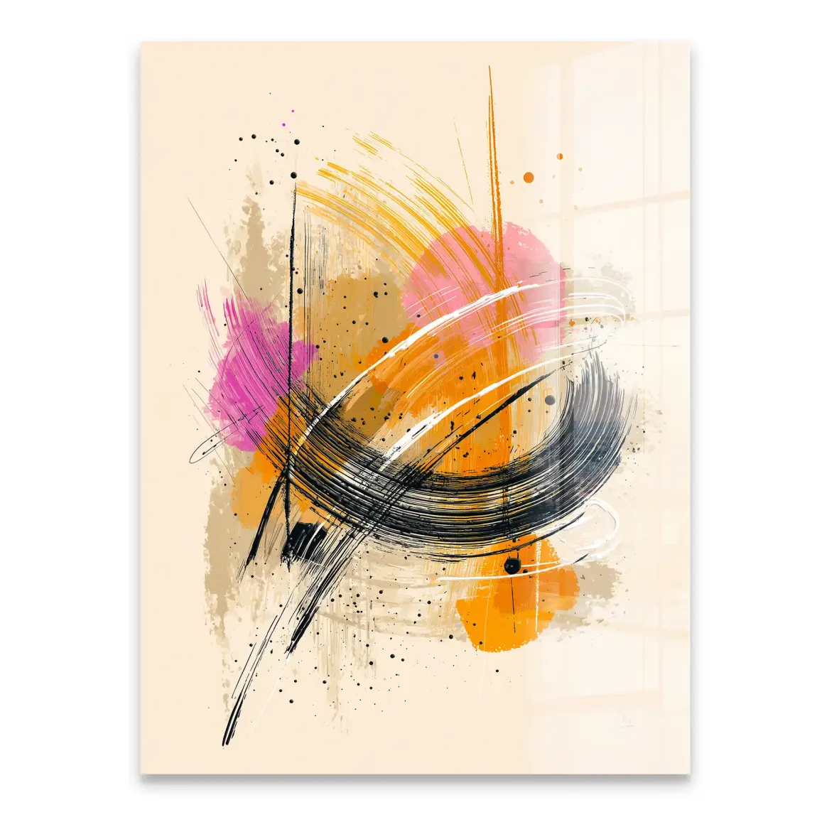 Modern Energie Abstrakt Acrylglasbild