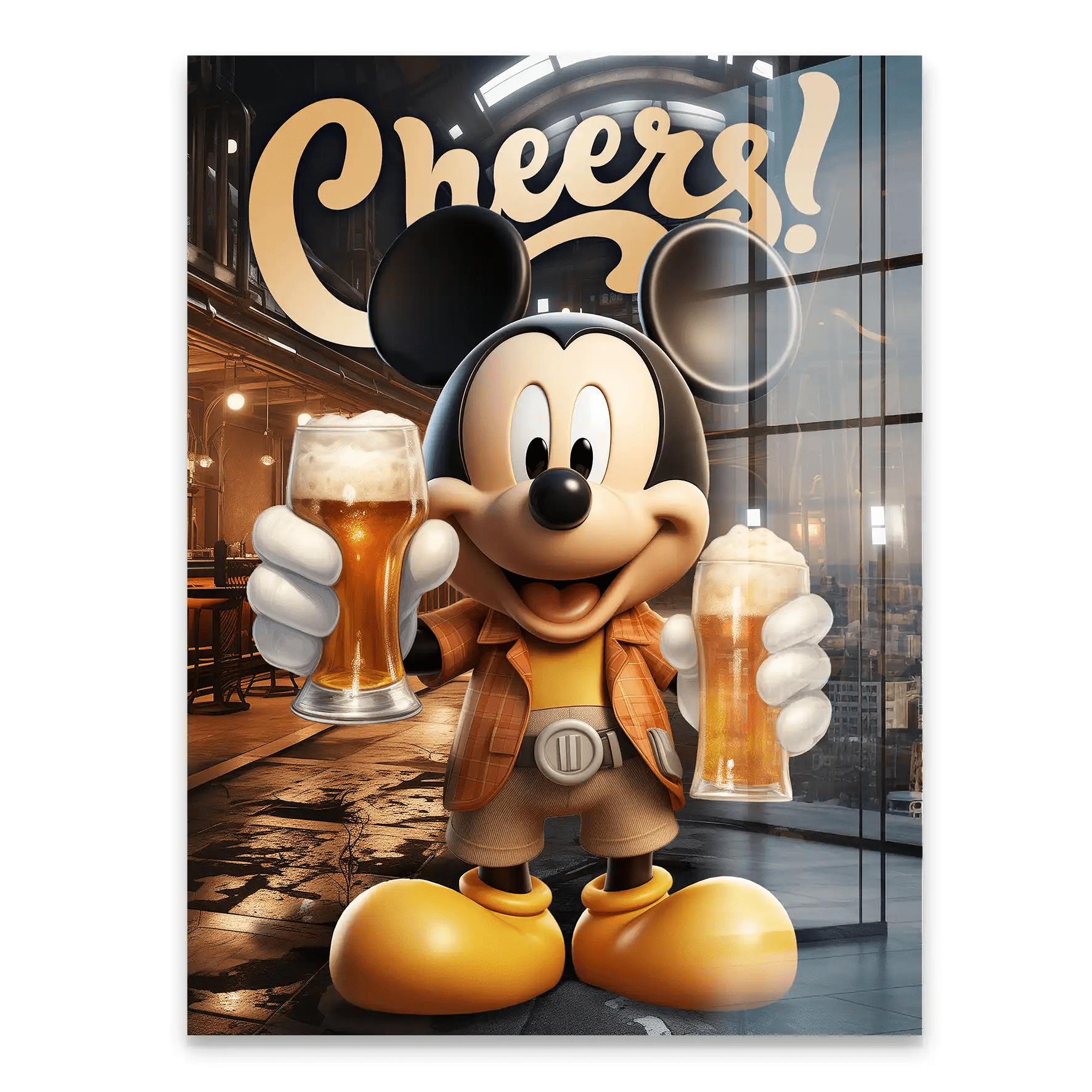 Micky Cheers Acrylglas Bild INGALERIE