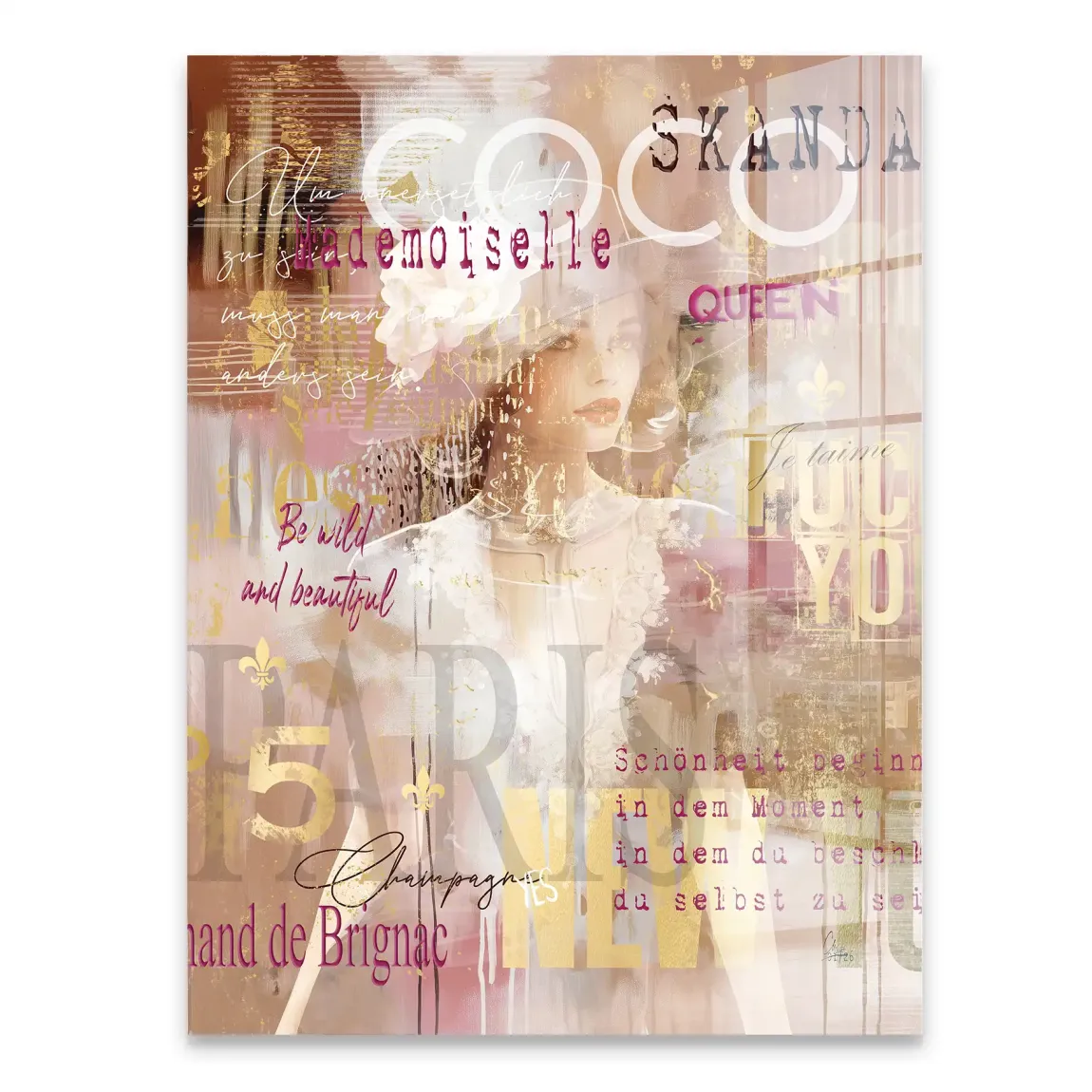 Coco Mademoiselle Acrylglasbild