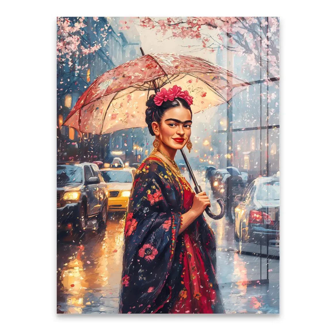 Frida im Abendregen Acrylglasbild INGALERIE