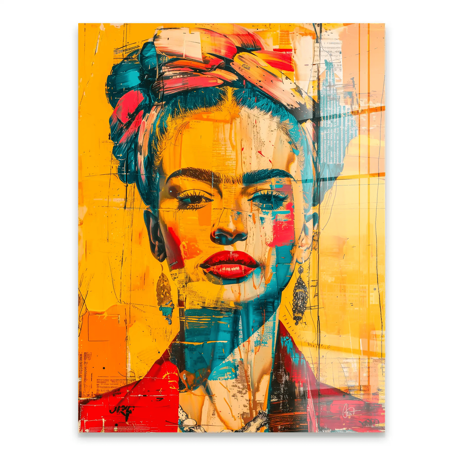 Frida Kahlo Street Style Acrylglas Bild INGALERIE