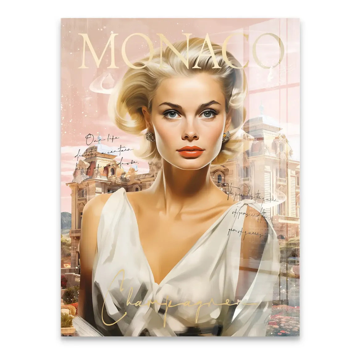 Grace Monaco Acrylglasbild INGALERIE