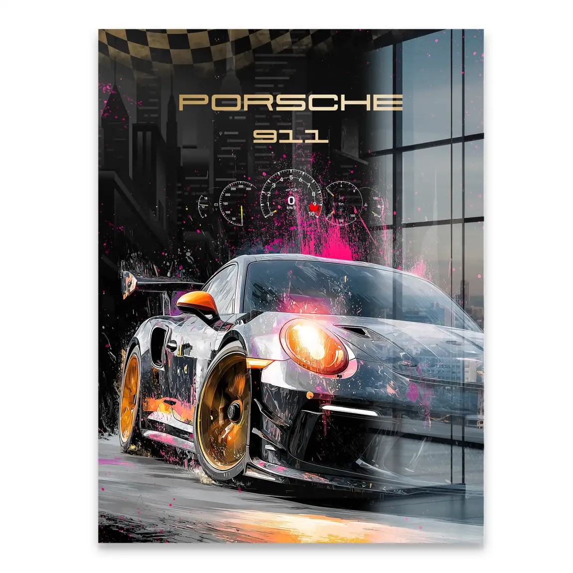 Porsche 911 GT3 Touch of Speed Acrylglasbild