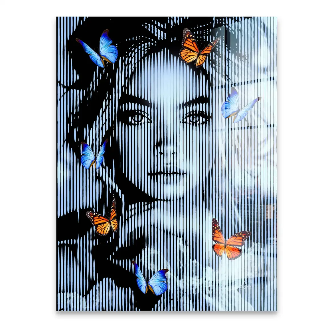 Flüstern der Schmetterlinge Acrylglasbild INGALERIE