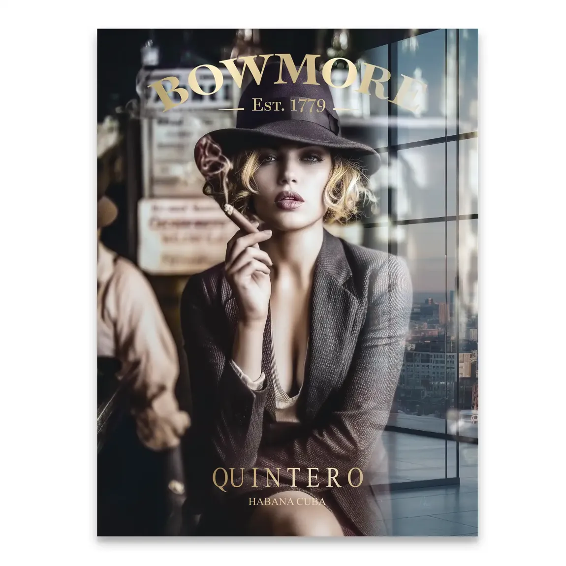 Whisky Noir Acrylglasbild