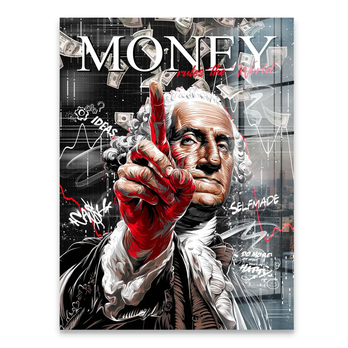 Money Leader Wallstreet Acrylglasbild