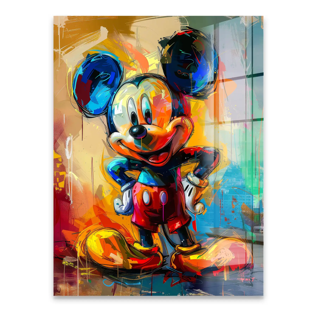 Micky Abstrakt Paint Acrylglas Bild INGALERIE