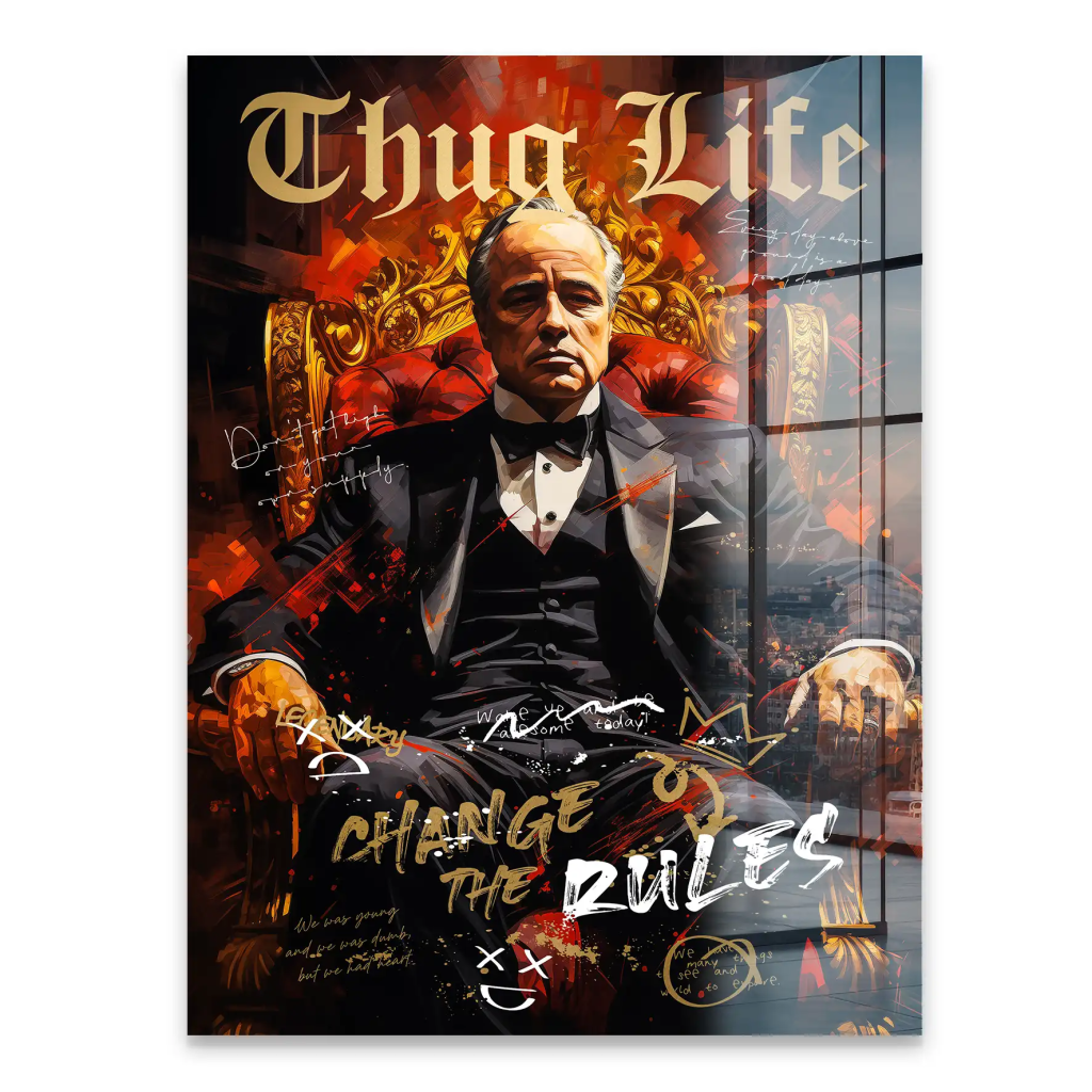 Godfather Rules Acrylglas Bild INGALERIE