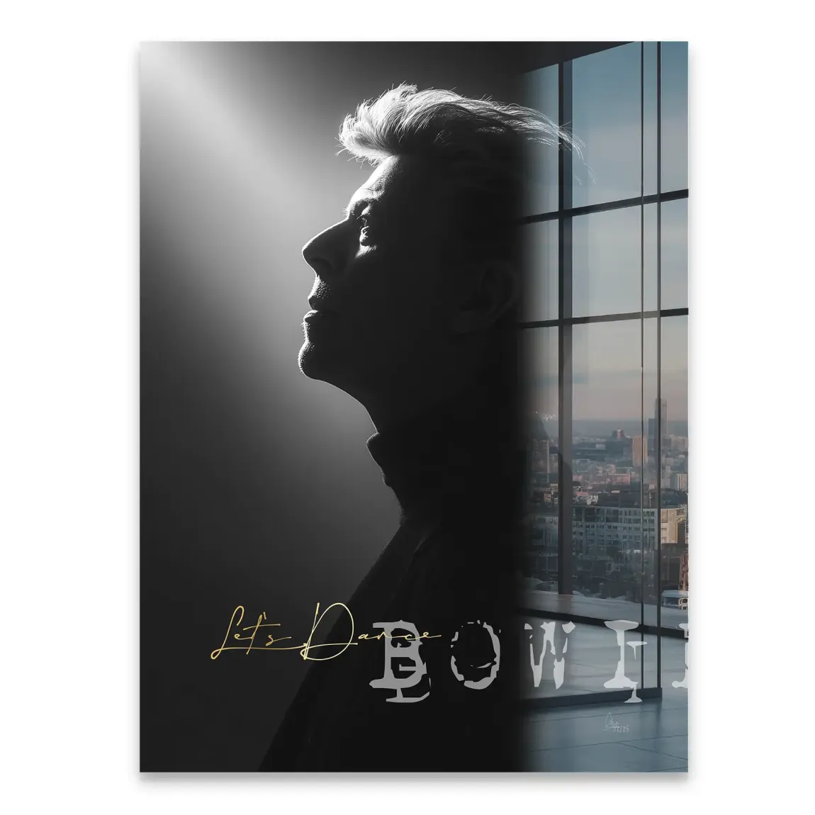 David Bowie Dance Acrylglasbild