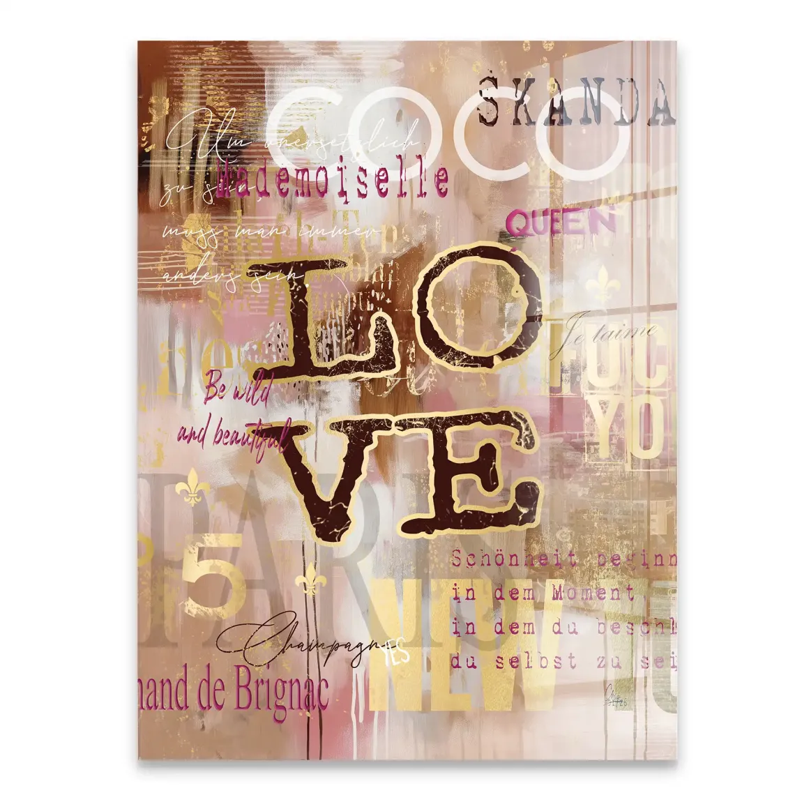 Coco Love Acrylglasbild