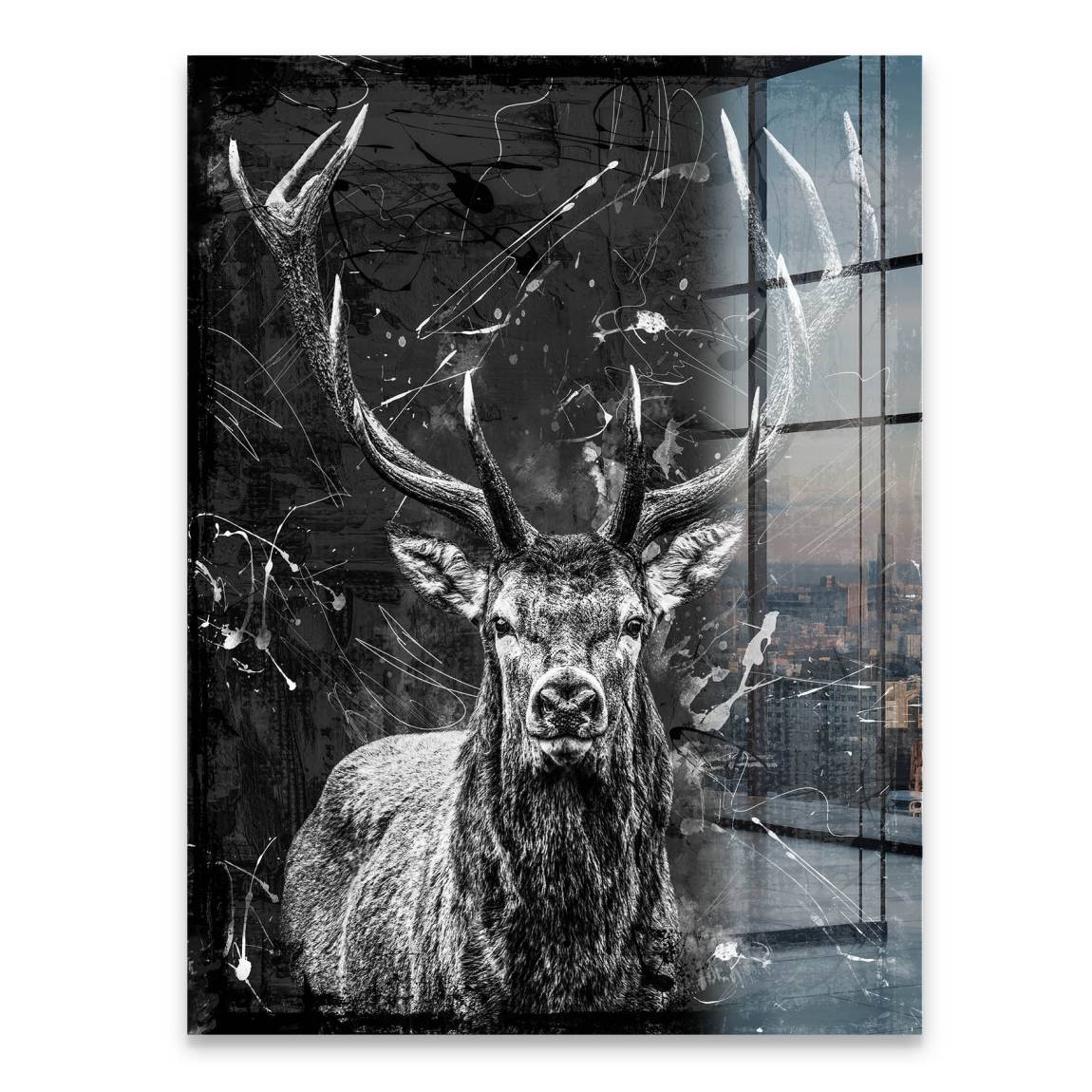 Hirsch Prestige Acrylglasbild