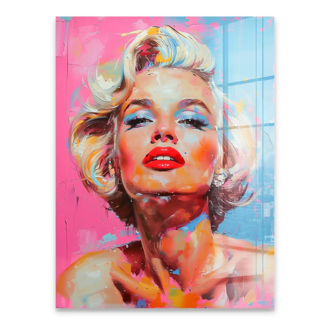 Marilyn Monroe Color Style Acrylglas Bild INGALERIE