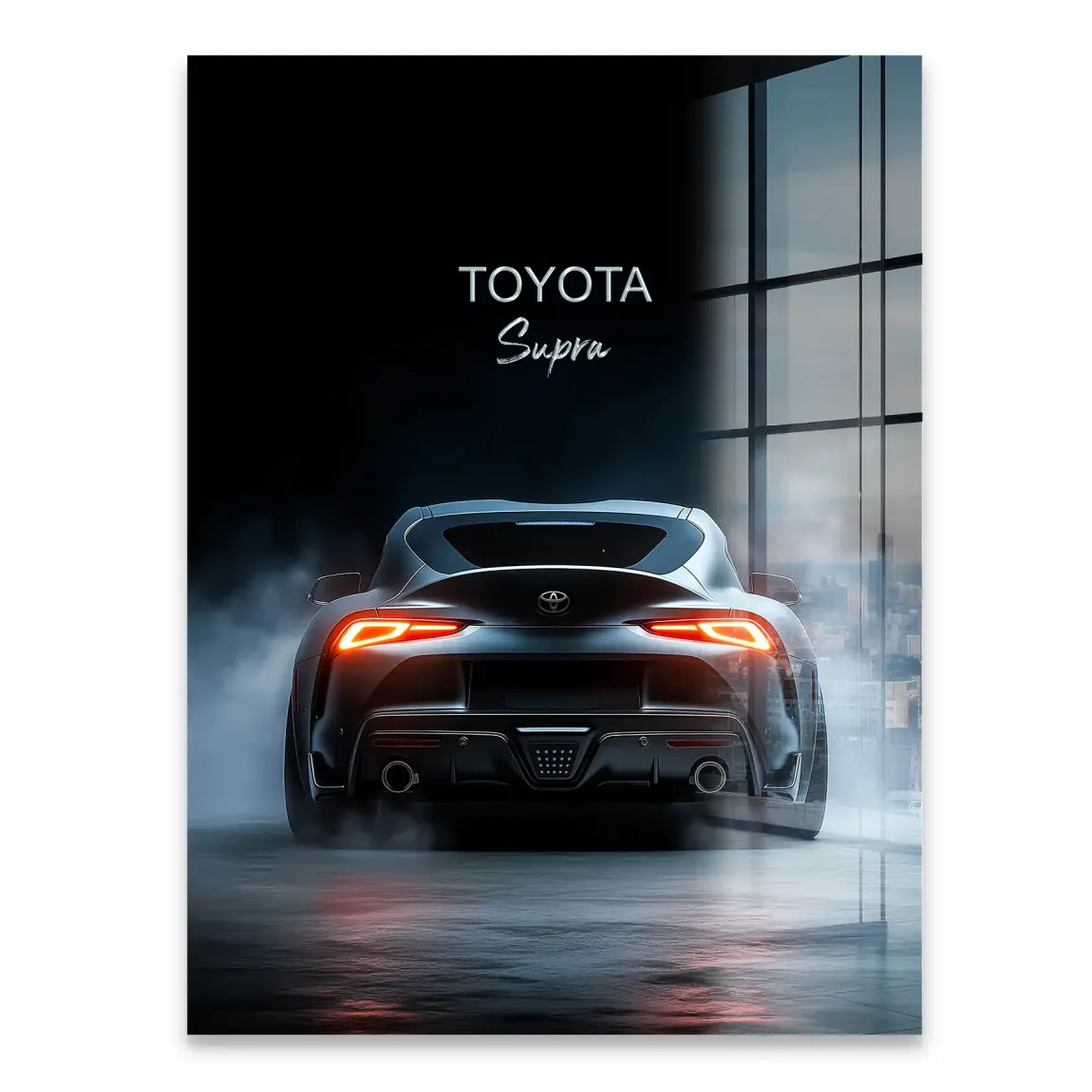 Toyota Supra Art Acrylglasbild