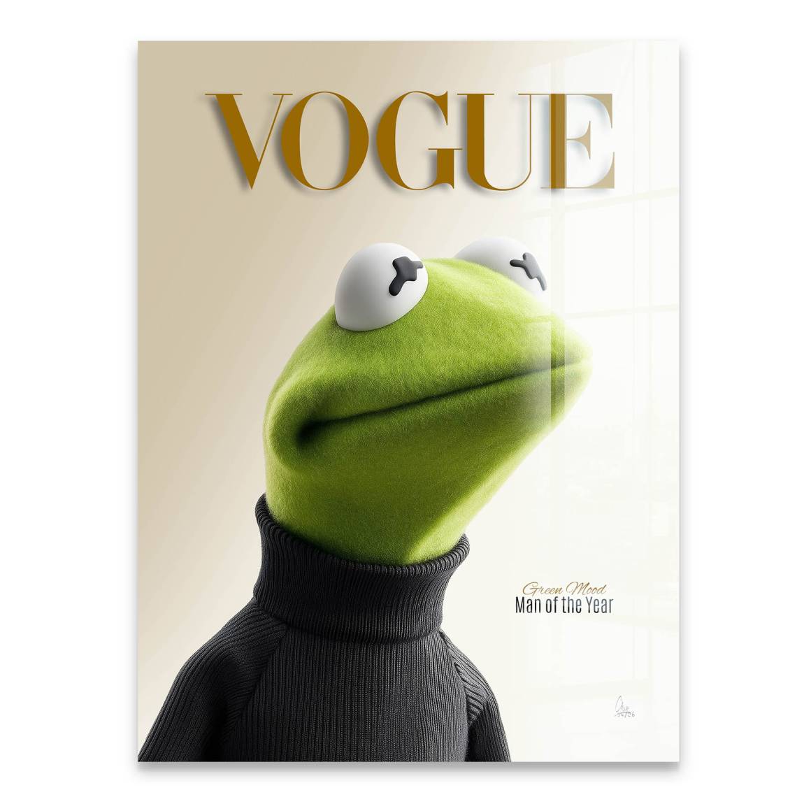 Kermit Couture Acrylglasbild