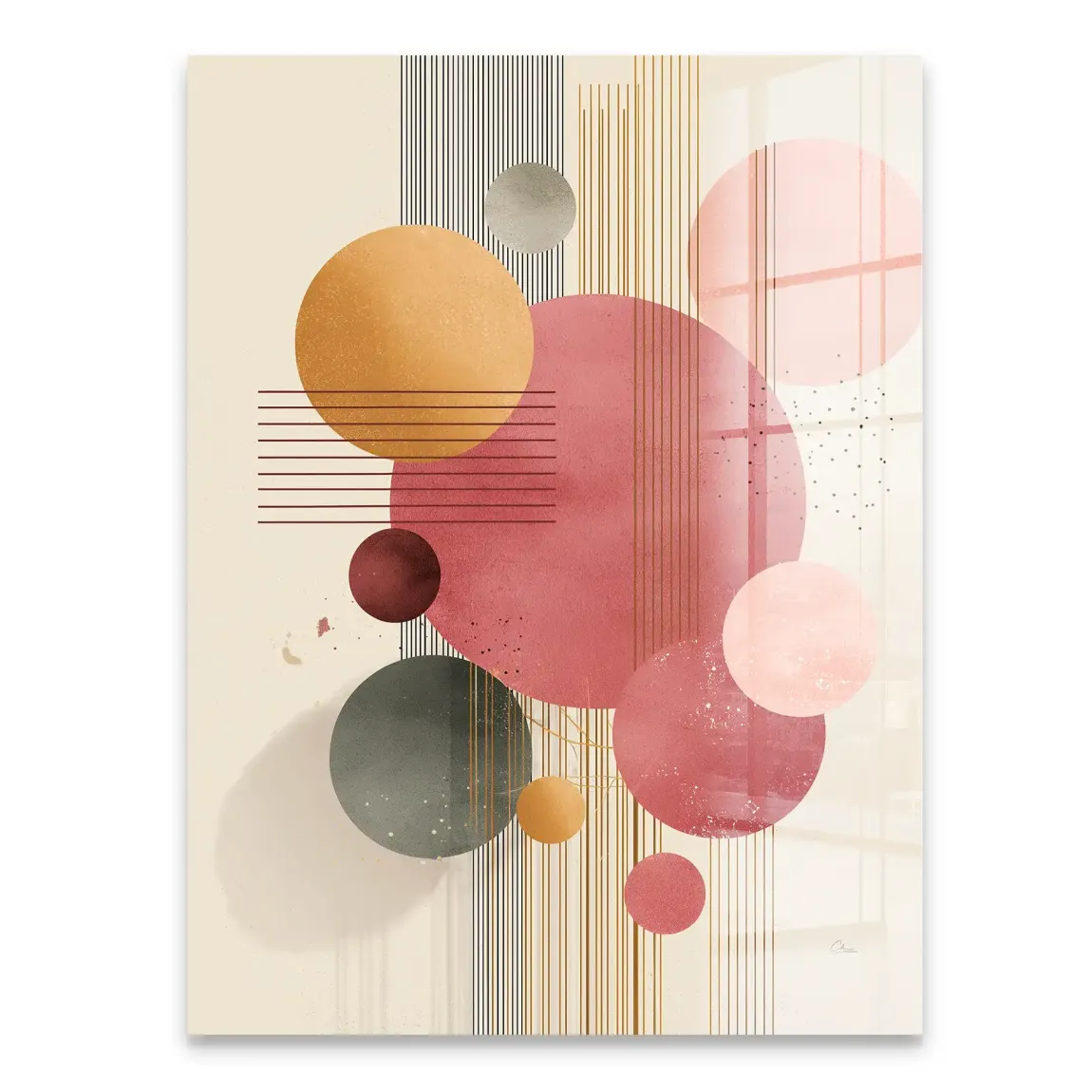 Circles of Serenity Acrylglasbild INGALERIE