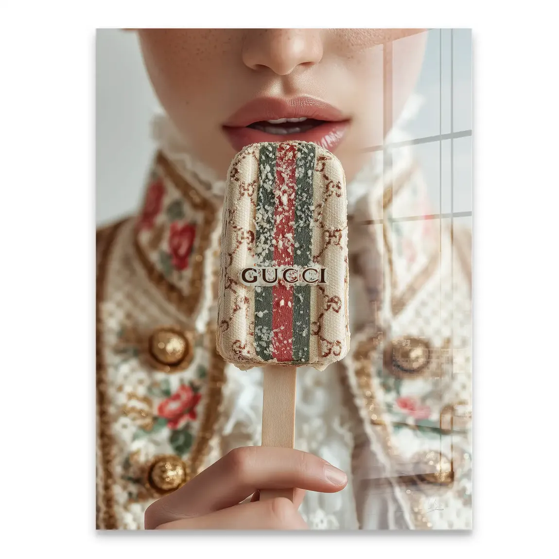 Gucci Ice Couture Acrylglasbild
