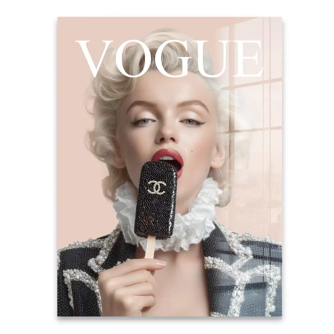 Marilyn Coco Eis Acrylglasbild