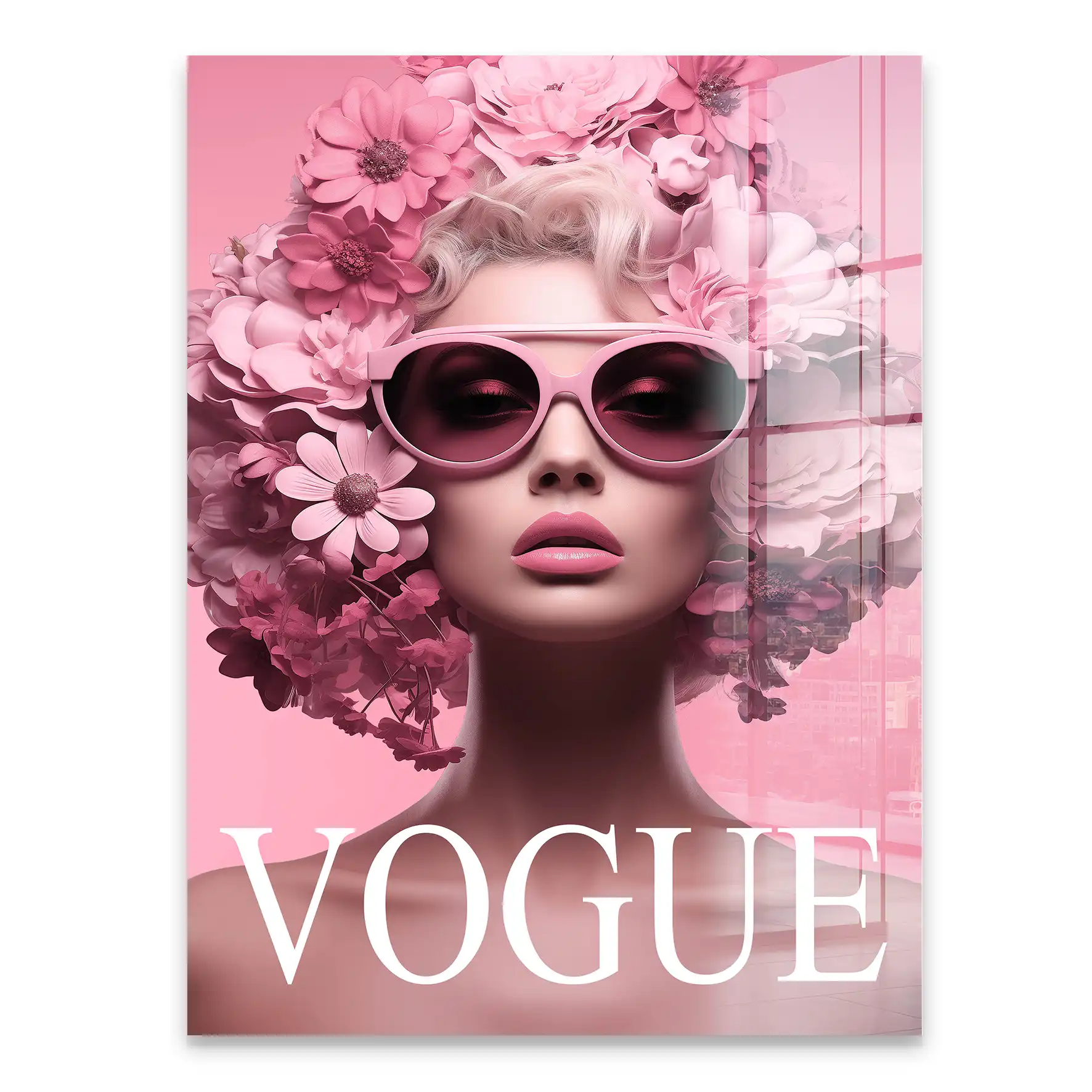 Pink Vogue Acrylglas Bild INGALERIE