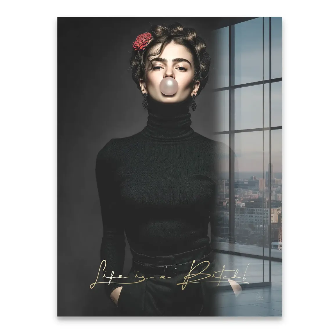 Frida Kahlo Rebell Acrylglasbild