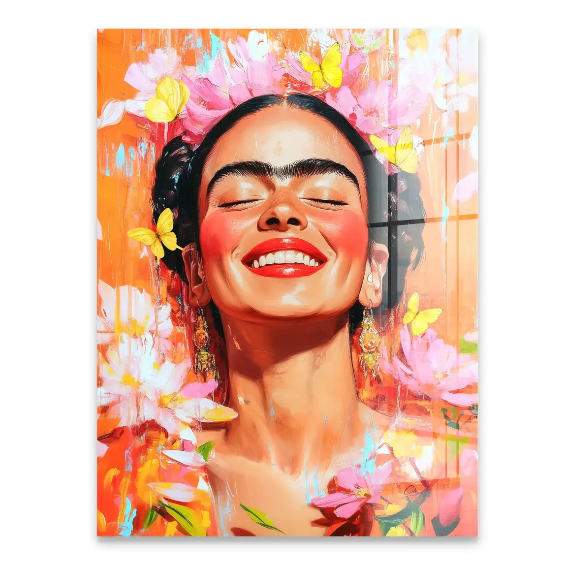 Frida Kahlo Blooming Acrylglasbild INGALERIE