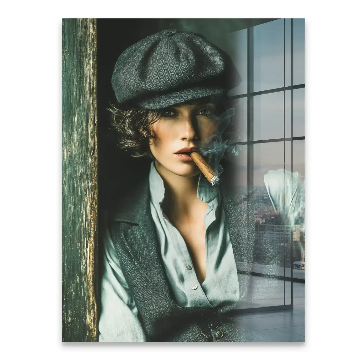 Smoke & Secrets Beauty Acrylglasbild INGALERIE