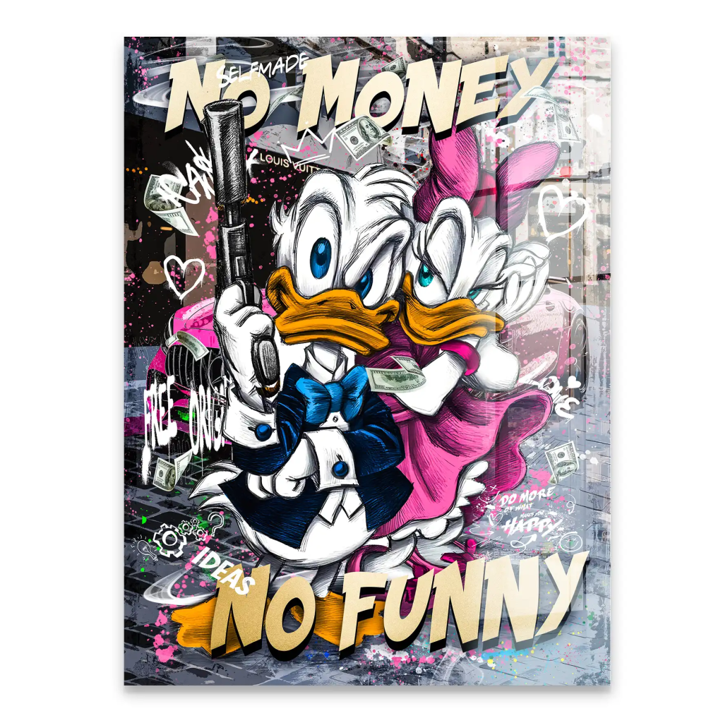 Donald No Money Acrylglas Bild INGALERIE