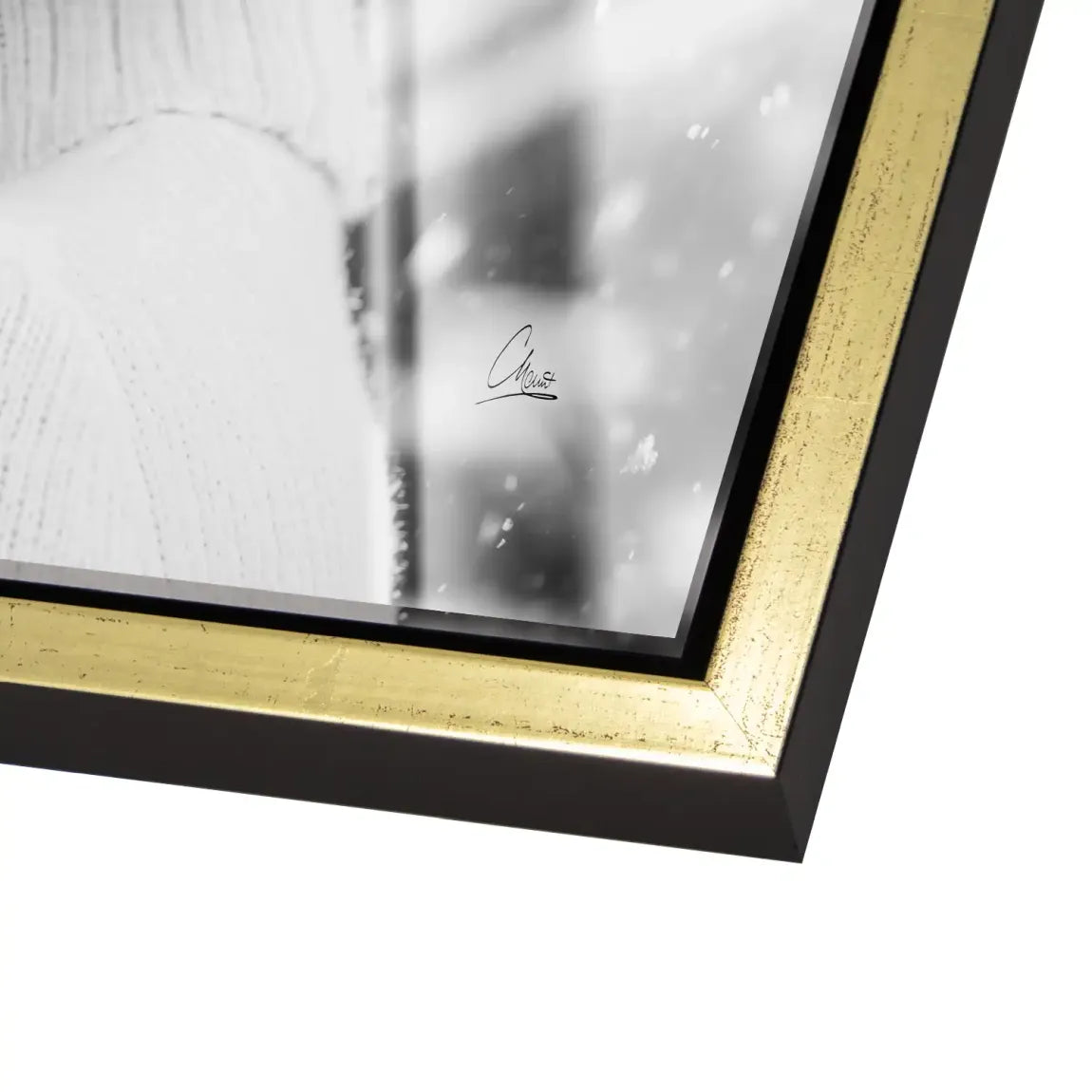 Audrey Hepburn Winter Portrait Acrylglas Bild