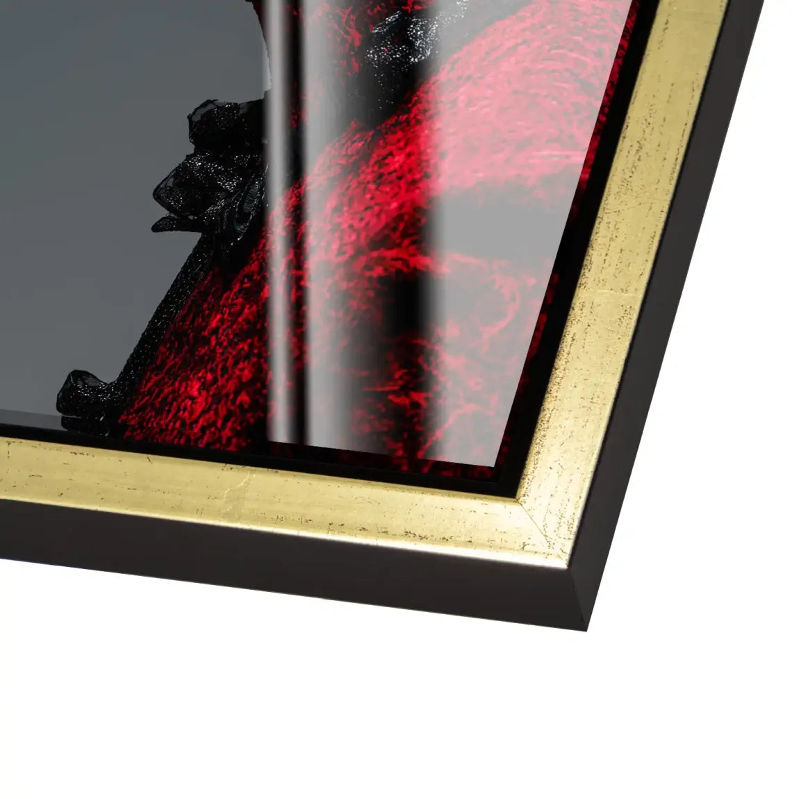 Leopardin Diva Acrylglasbild