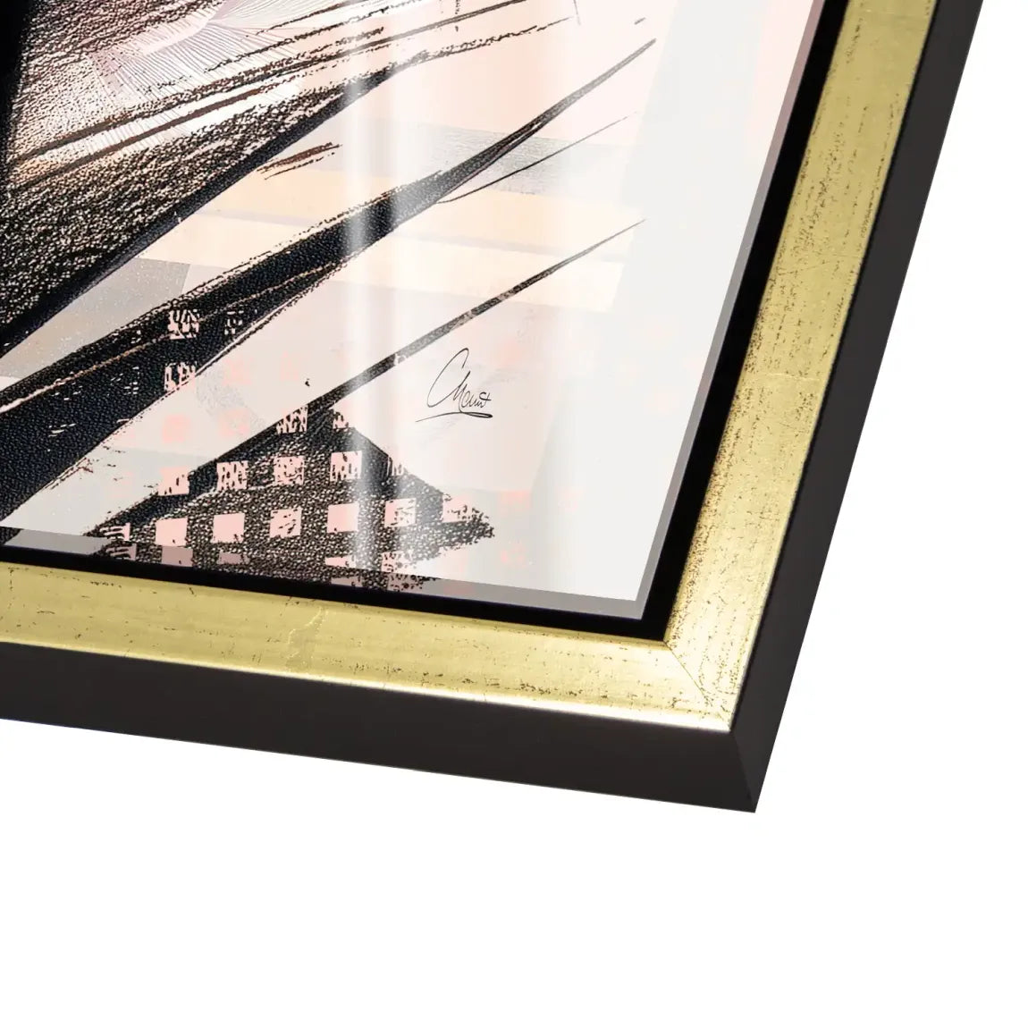 Soft Kiss Abstrakt Acrylglas Bild