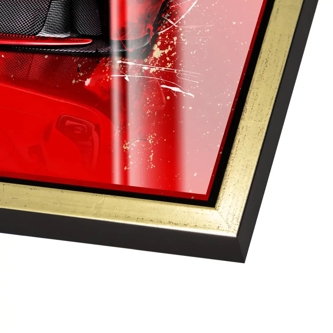 Red Velocity La Ferrari Acrylglas Bild