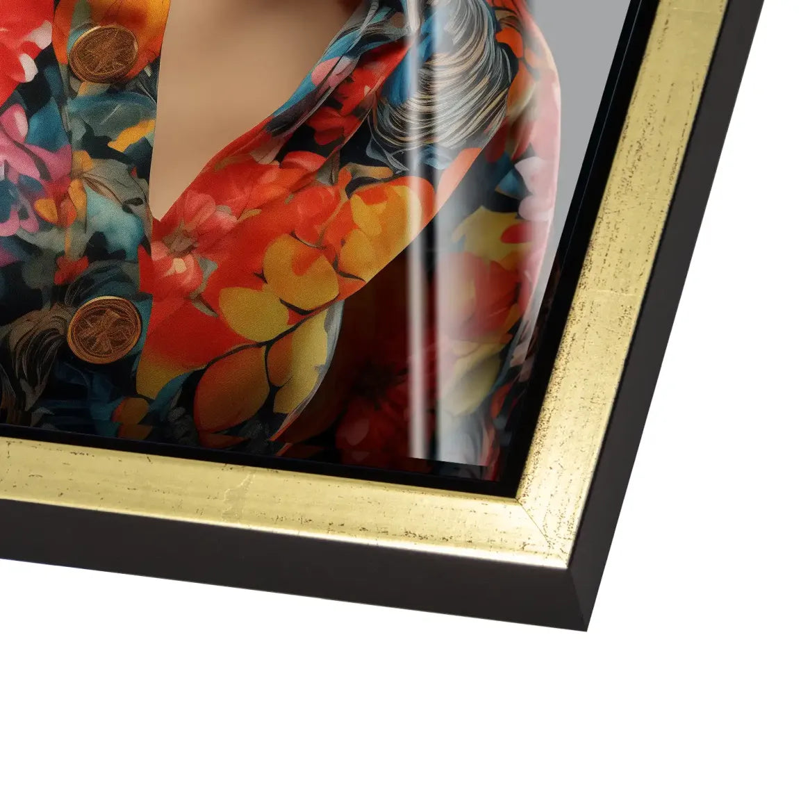 Floral Glamour Acrylglas Bild