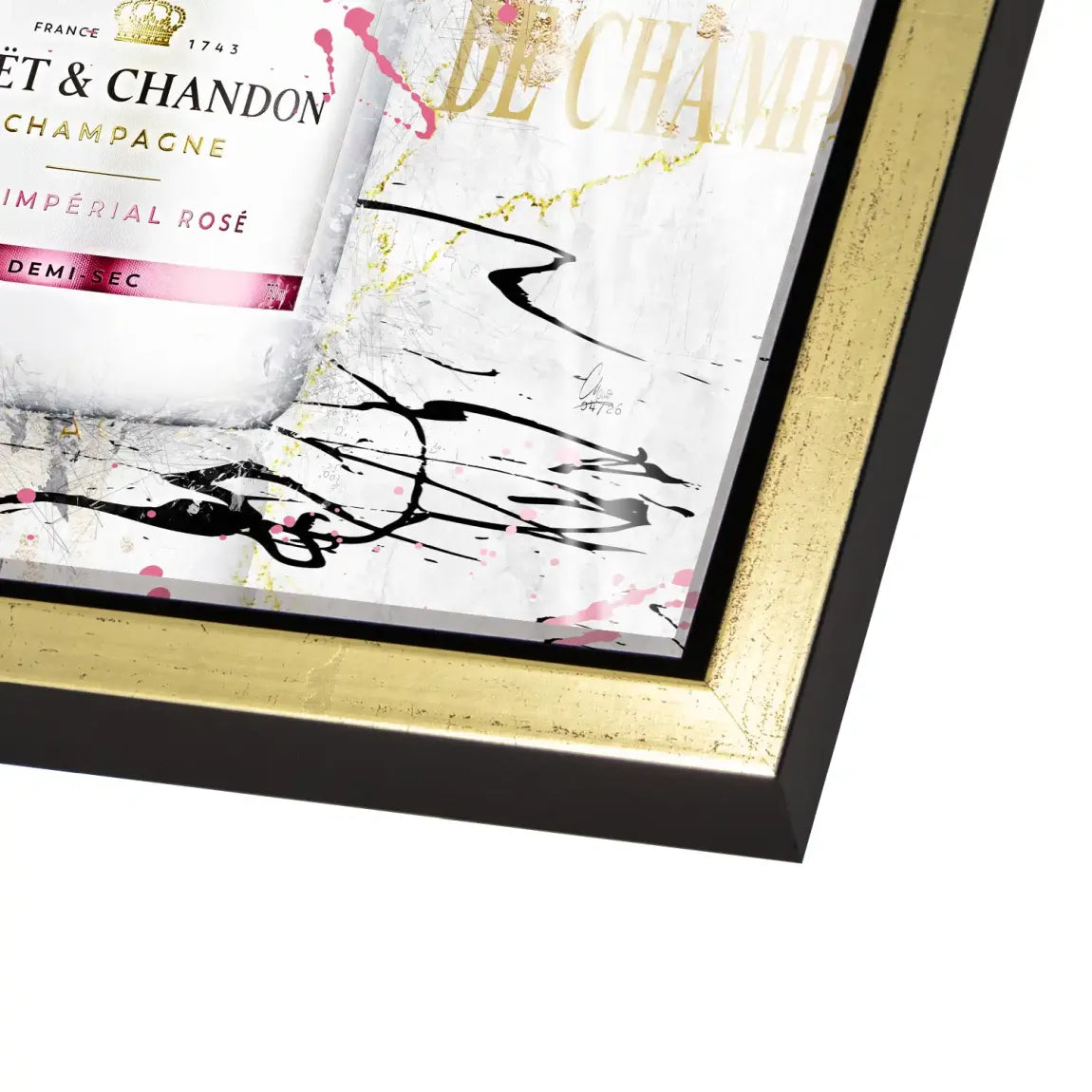 Champagner Glam Acrylglasbild