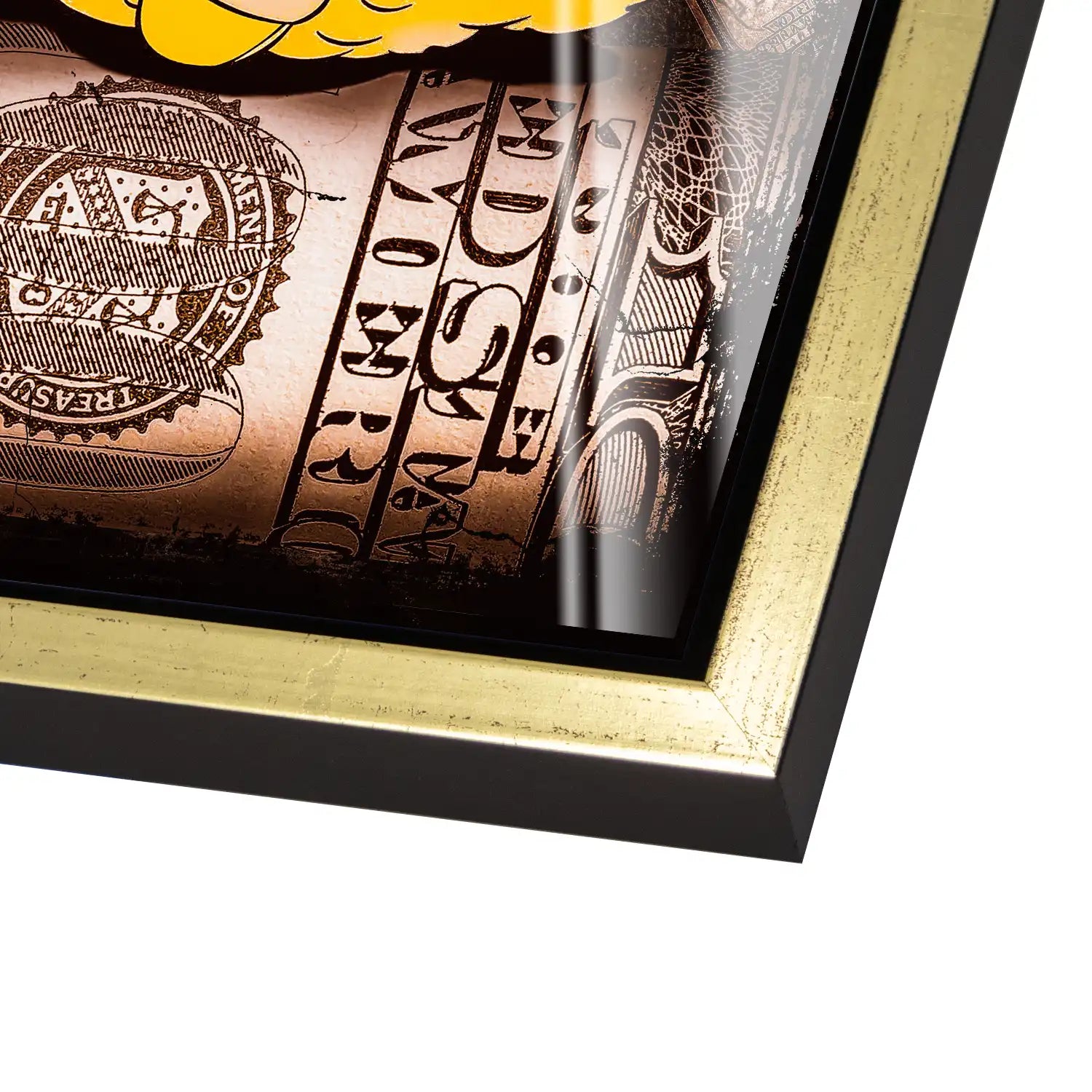 Dagobert Money Vintage Style Acrylglas Bild INGALERIE