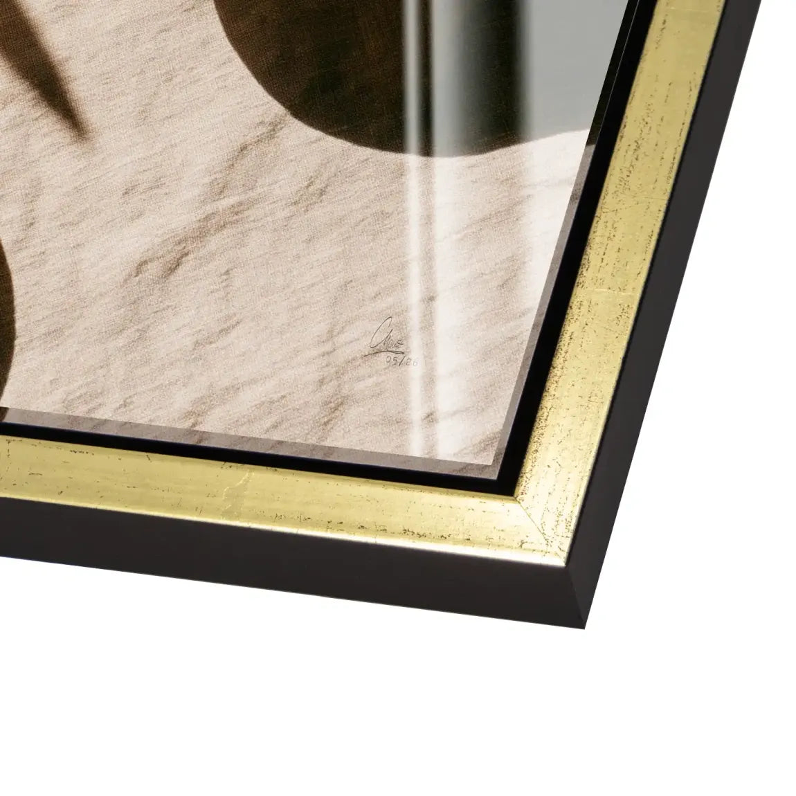 Goldene Zitronen Acrylglasbild