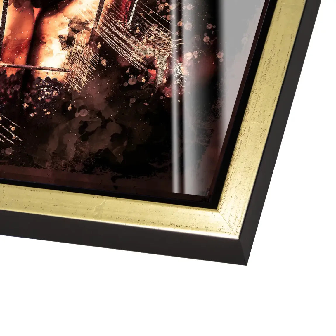 Erotische Eleganz im Schattenlicht Acrylglas Bild INGALERIE