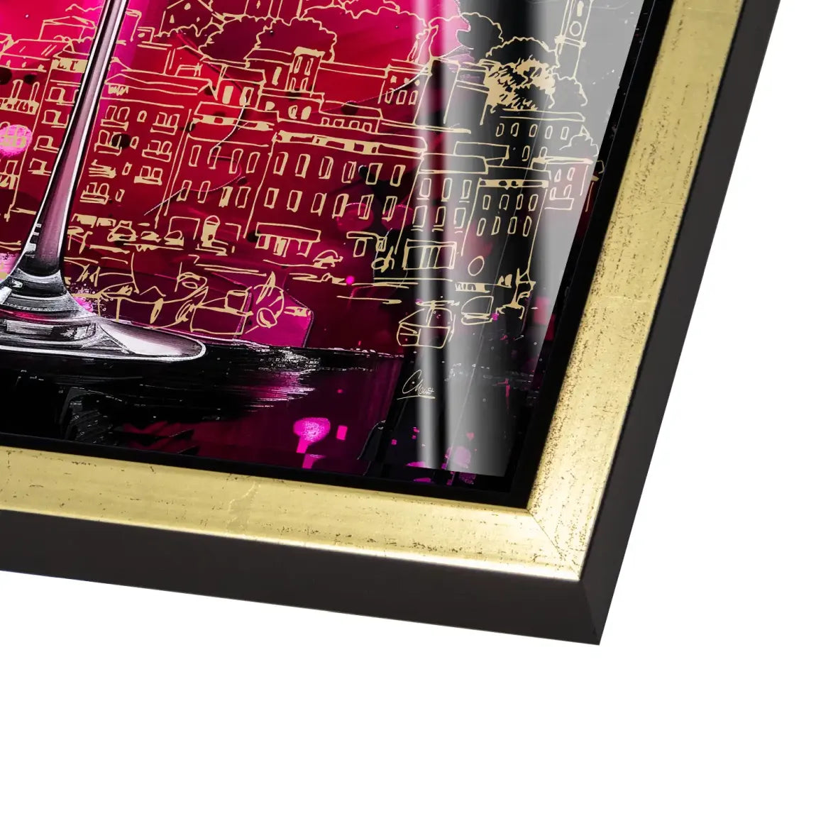 Velvet Royale Champagne Acrylglas Bild INGALERIE