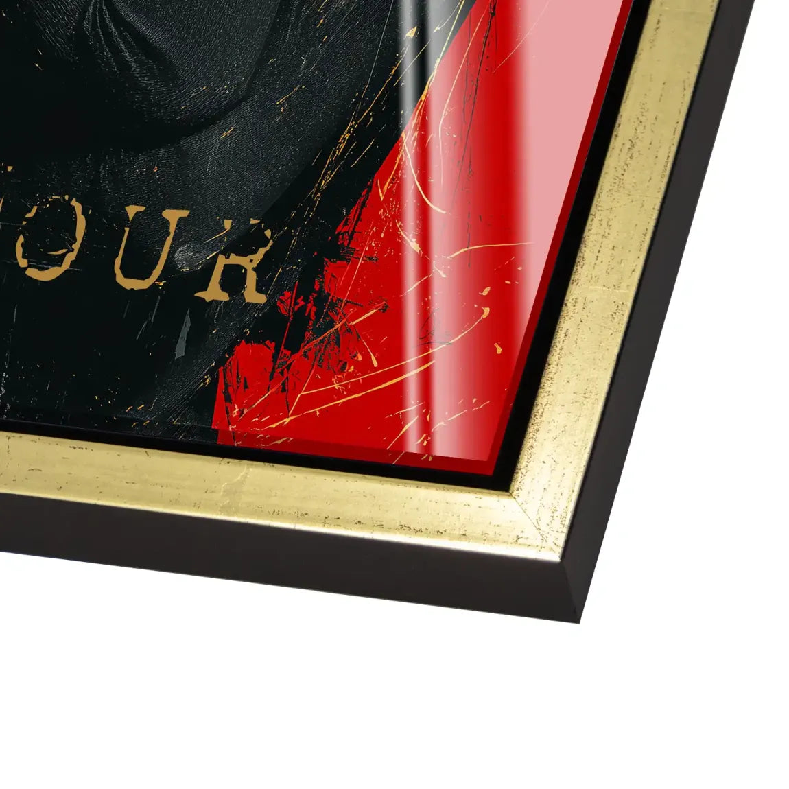 Audrey Hepburn Red Glamour Acrylglas Bild