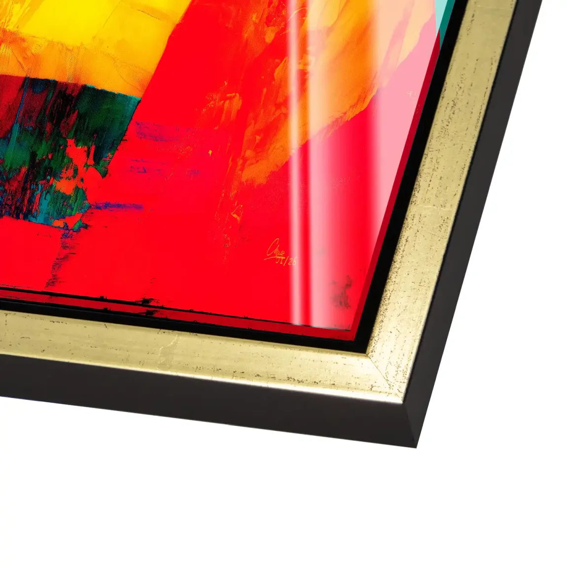 Geisha Color Art Acrylglas Bild