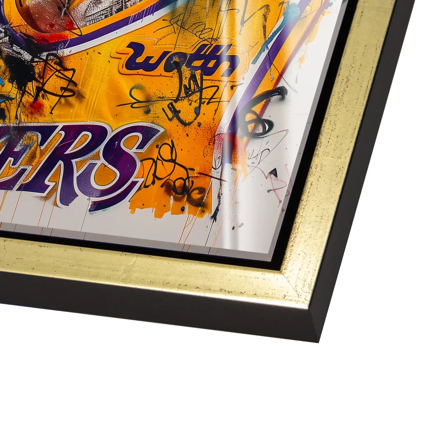 Kobe Basketball Street Art Acrylglas Bild INGALERIE