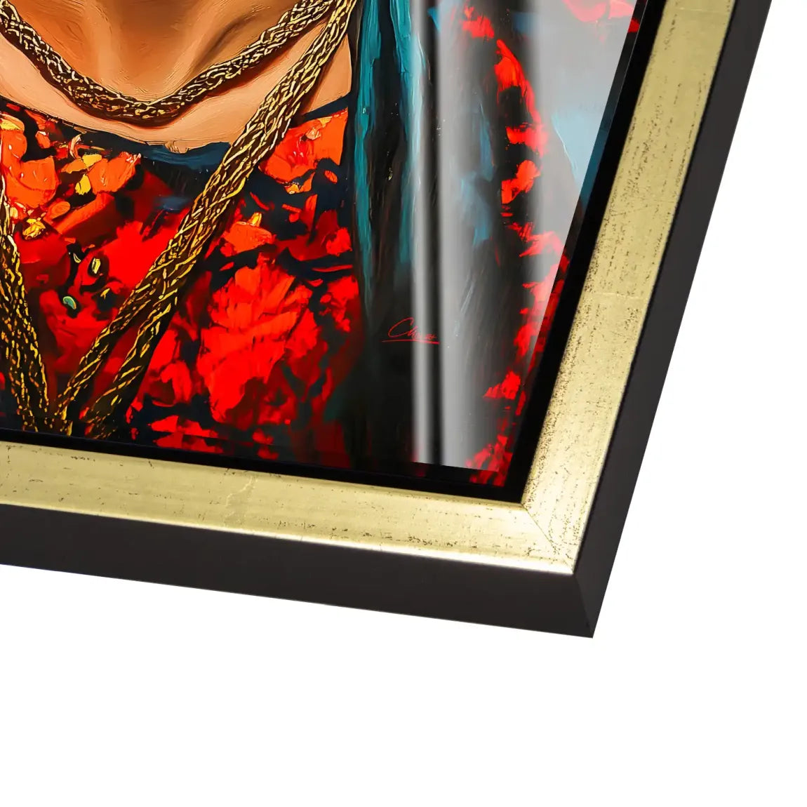 Frida Kahlo Fiery Bloom Acrylglas Bild INGALERIE