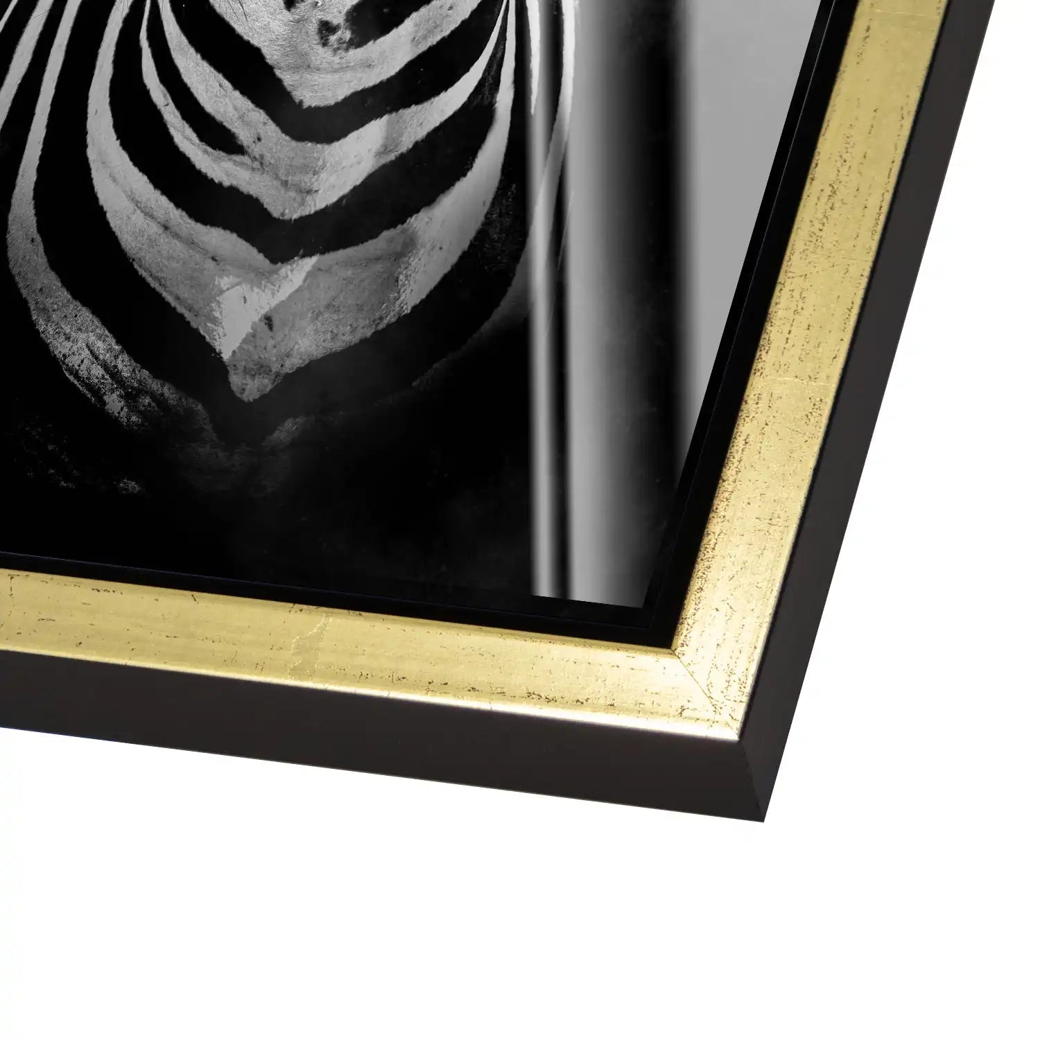 Zebra Black Style Acrylglas Bild INGALERIE