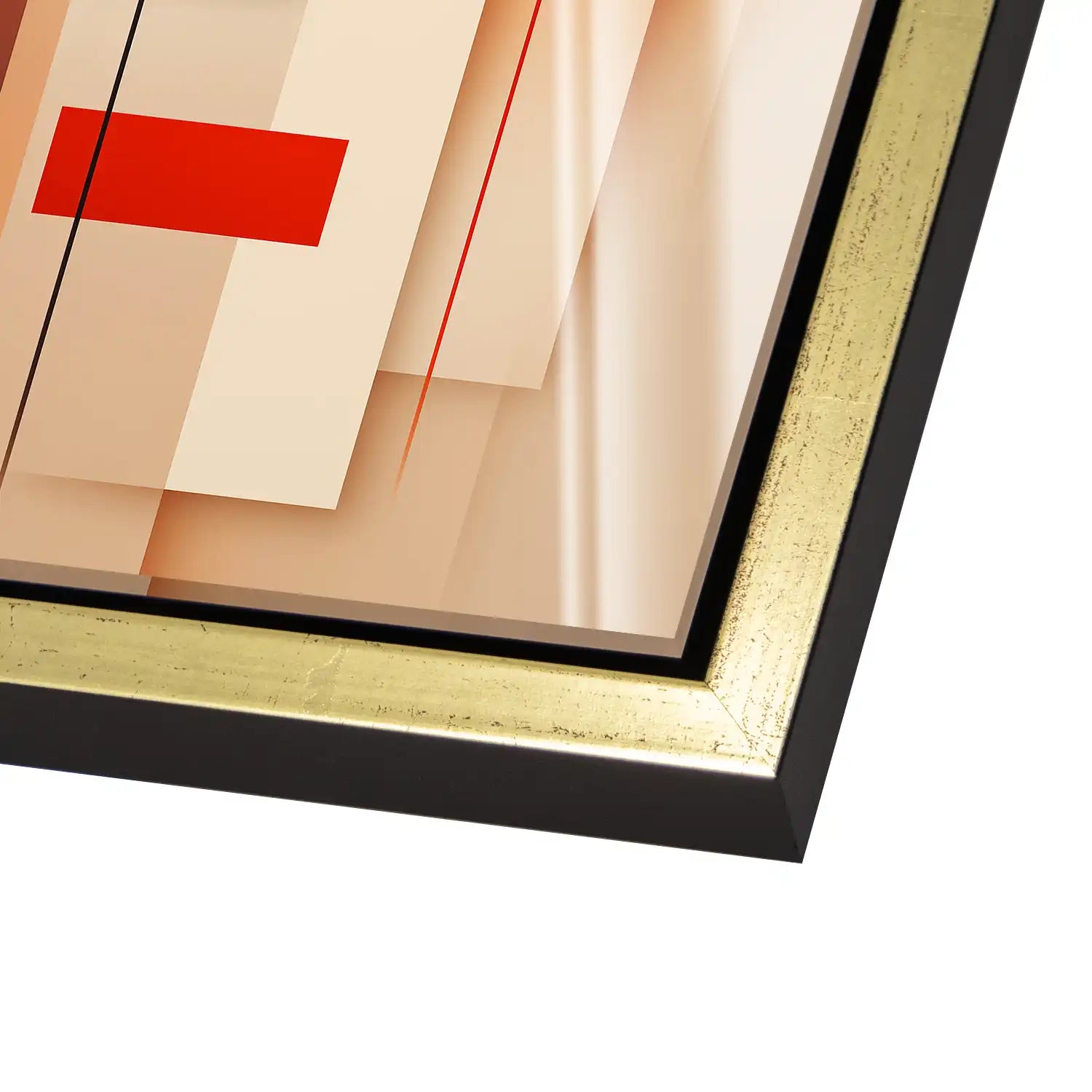 Red Minimalismus Acrylglas Bild INGALERIE