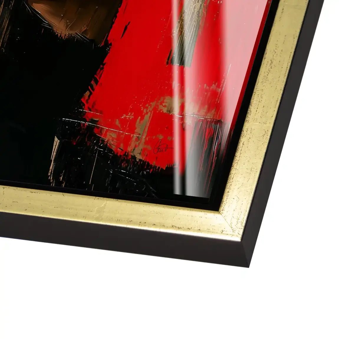 Abstrakt Luxe Girl Acrylglas Bild INGALERIE