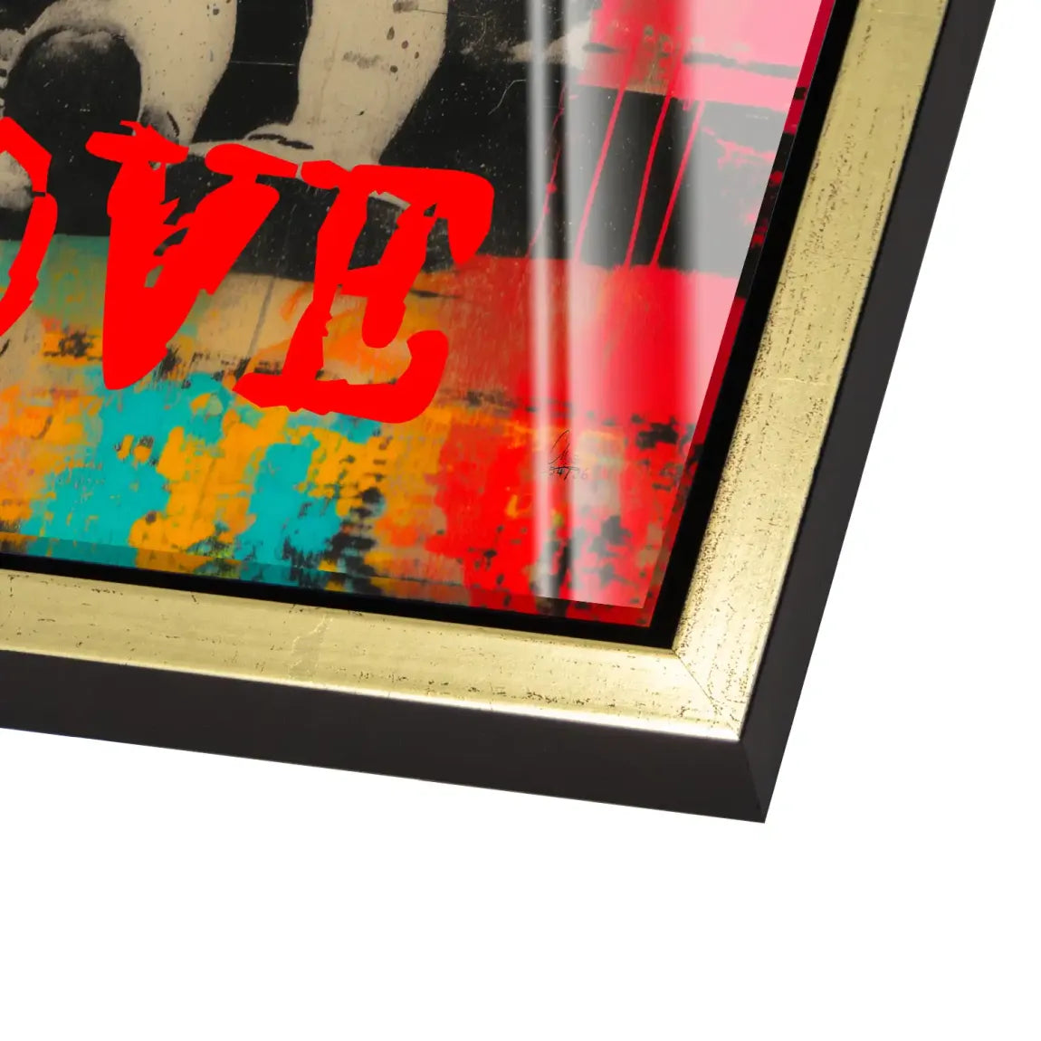Need Love Art Acrylglasbild