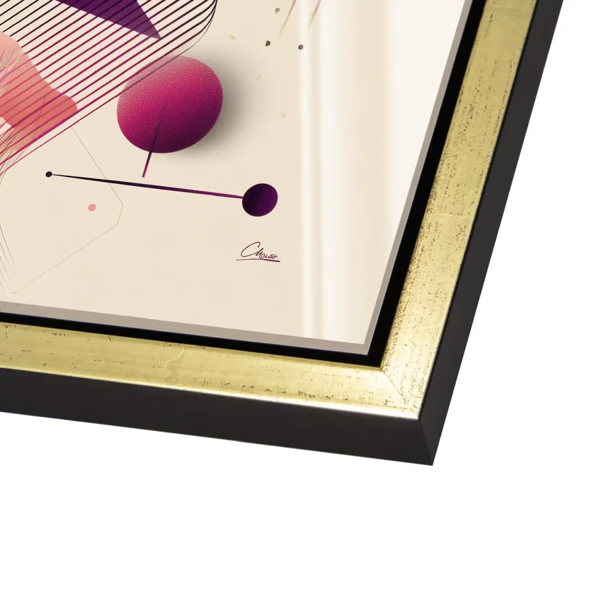 Velour Spectrum Harmony Acrylglas Bild INGALERIE