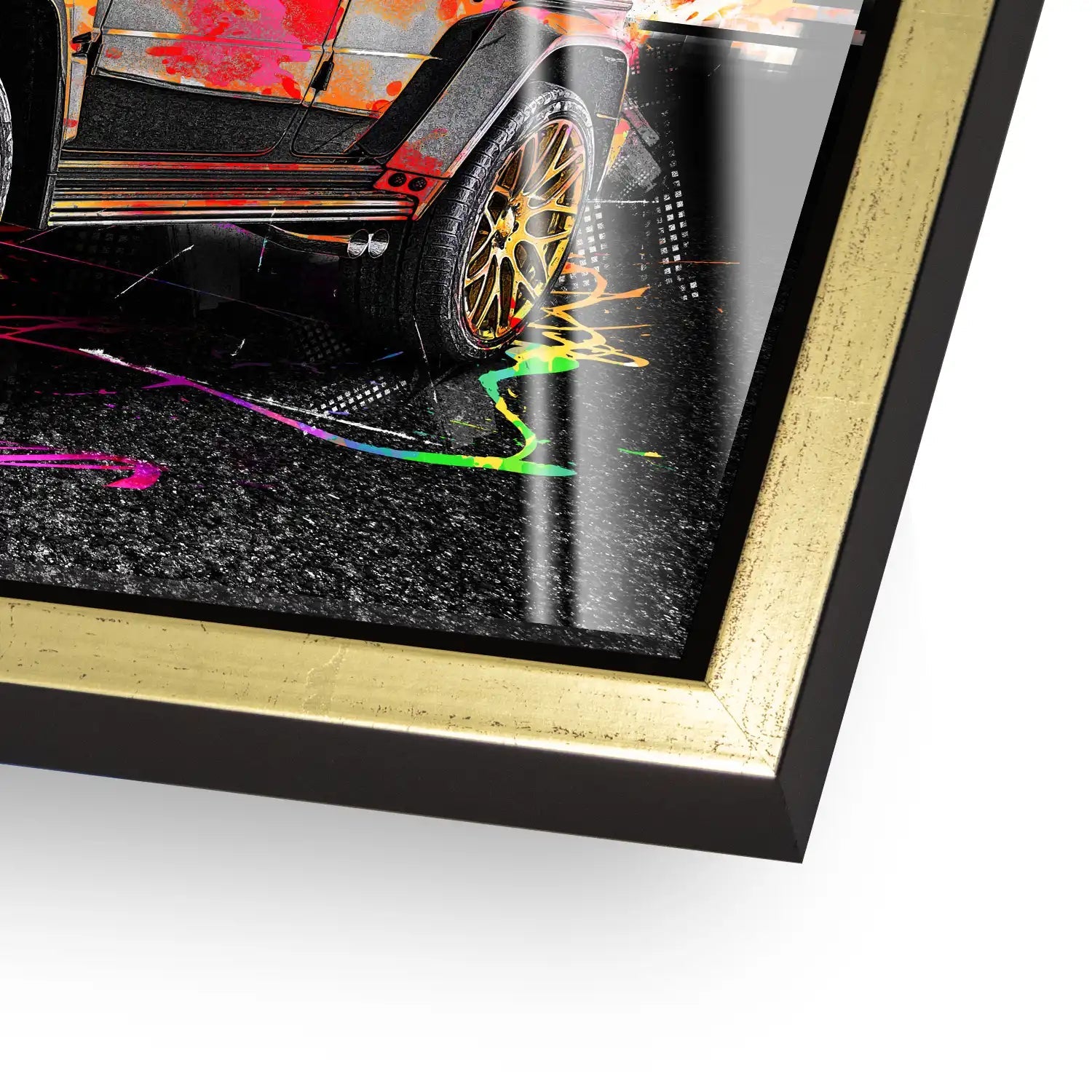 Mercedes G63 Abstrakt Color Acrylglas Bild INGALERIE